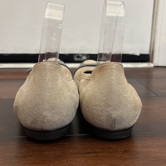 AGL Attilio Giusti Leombruni Snake skin Metallic Flats Cap Toe size EU41 US10.5 - Picture 5 of 13